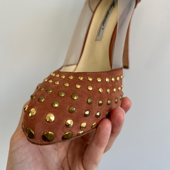 Brian Atwood Studded PVC Heels - Picture 4 of 9